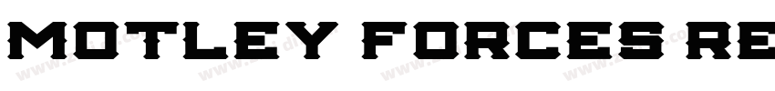 Motley Forces Regula字体转换